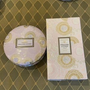 Voluspa Panjore Lychee Candle and Diffiser Set - Pink and Gold